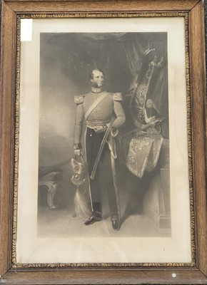 Lot 187 - Printed portrait of Rowland Viscount Hill, mid-19th century