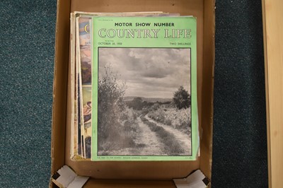 Lot 1126 - COUNTRY LIFE. Motor exhibition numbers for October 1933, March and October for the years 1934 - 1938 and March 1939.