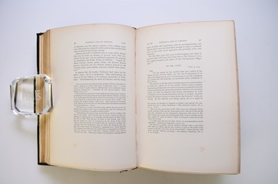 Lot 22 - BOSWELL, James, Life of Samuel Johnson.  Edited by Alexander Napier.  5 vols