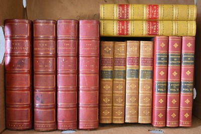 Lot 1140 - BINDINGS. Green, JR, A Short History of the English People, 4 vols 1892. Half vellum; SCOTT, Sir Walter, Waverley Novels, 6 vols 1847