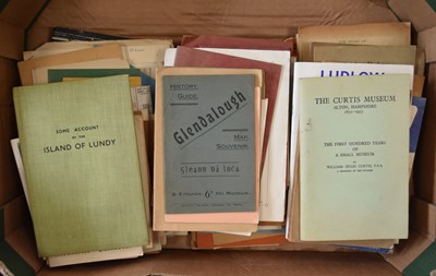 Lot 1146 - GUIDE BOOKS and other ephemera, nearly all pre-1960 (2 boxes)