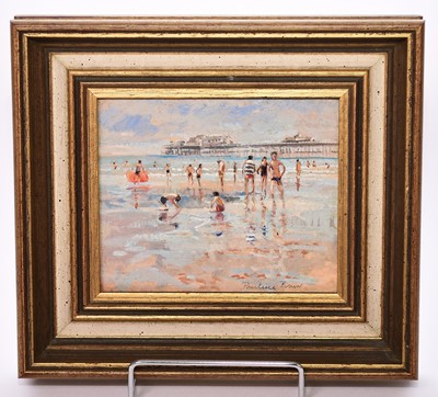 Lot 298 - Pauline Brown (b.1926) Three Beach Scenes