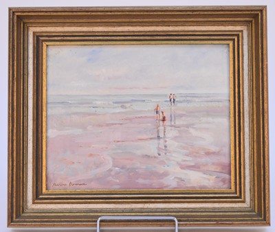 Lot 298 - Pauline Brown (b.1926) Three Beach Scenes