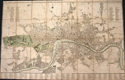 Lot 1161 - CARY'S NEW & Accurate Plan of London and Westminster, the Borough of Southwark & the Parts Adjacent