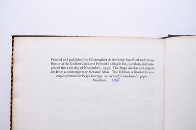 Lot 1175 - GOLDEN COCKEREL PRESS. A Compendium of the East, being an account of Voyages to the Grand Indies.
