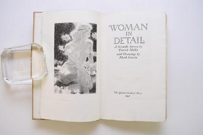 Lot 1173 - GOLDEN COCKEREL PRESS. Women in detail. A Scientific Survey by Patrick Miller with Drawings by Mark Severin. 1947. No 82/100 specially bound copies out of a total limited edition of 550.