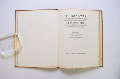 Lot 1171 - GOLDEN COCKEREL PRESS. Lawrence, T E, Secret Despatches from Arabia. 4to 1939. No 885/1000