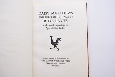 Lot 1182 - GOLDEN COCKEREL PRESS, Roses of Sharon, 1937, 12 wood engravings by Mary Groom.