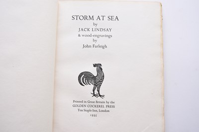 Lot 1182 - GOLDEN COCKEREL PRESS, Roses of Sharon, 1937, 12 wood engravings by Mary Groom.