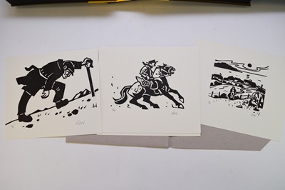 Lot 1186 - GREGYNOG PRESS. WILLIAMS, Kyffin. Cutting images. A selection of linocuts. Oblong 4to