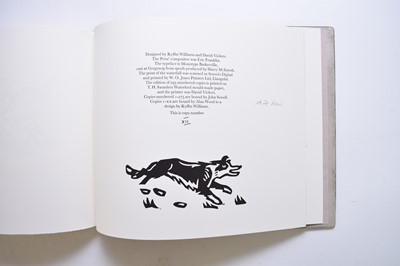 Lot 1186 - GREGYNOG PRESS. WILLIAMS, Kyffin. Cutting images. A selection of linocuts. Oblong 4to
