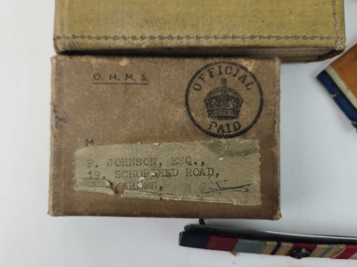 Lot 48 - Family Group. WW2 Medal groups, WW1 trio and other militaria.