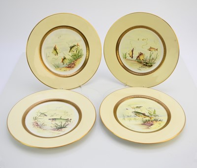 Lot 75 - Six limited edition Coalport 'British Freshwater Fish' plates