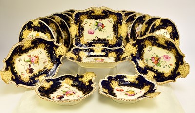 Lot 186 - Coalport dessert service, circa 1830