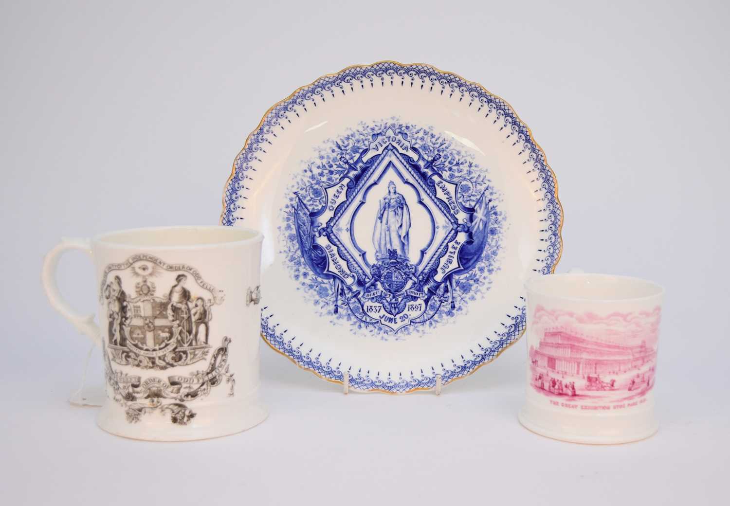 Lot 44 - Three Coalport commemoratives