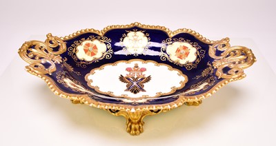 Lot 190 - Important Coalport dessert dish from the Nicholas I Service, circa 1845