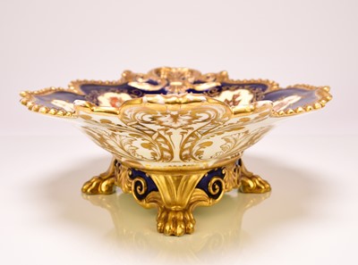 Lot 190 - Important Coalport dessert dish from the Nicholas I Service, circa 1845