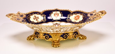 Lot 190 - Important Coalport dessert dish from the Nicholas I Service, circa 1845