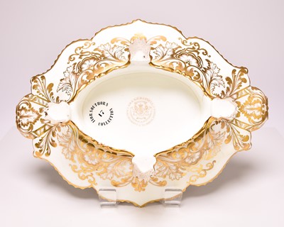 Lot 190 - Important Coalport dessert dish from the Nicholas I Service, circa 1845