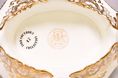 Lot 190 - Important Coalport dessert dish from the Nicholas I Service, circa 1845