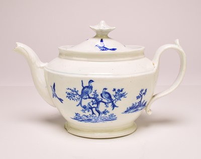 Lot 79 - John Rose, Coalport 'Birds in Branches' teapot and cover, circa 1805-10