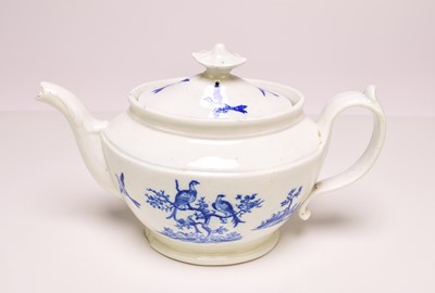 Lot 79 - John Rose, Coalport 'Birds in Branches' teapot and cover, circa 1805-10
