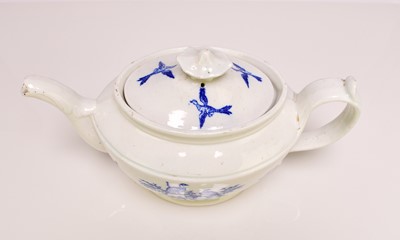 Lot 79 - John Rose, Coalport 'Birds in Branches' teapot and cover, circa 1805-10