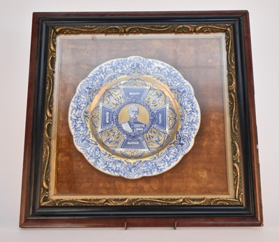 Lot 152 - Coalport Boer War plate