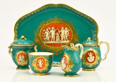 Lot 214 - Coalport cabaret service, circa 1860