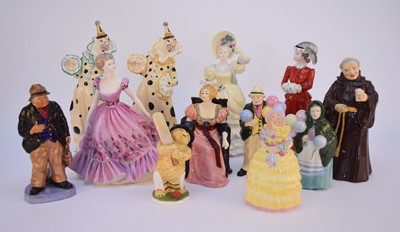 Lot 85 - A group of Coalport figures