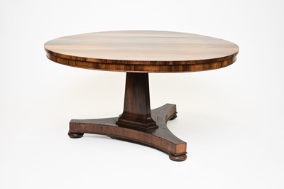 Lot 217 - A Victorian rosewood tilt-top breakfast table