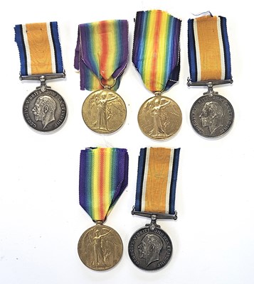 Lot 42 - Three WW1 RAF Medal Pairs