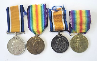 Lot 140 - Two WW1 Medal Pairs - Liverpool Regiment and Royal Engineers