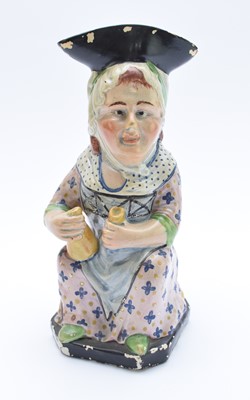 Lot 140 - Staffordshire 'Martha Gunn' character jug, circa 1810-20