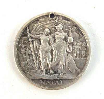 Lot 47 - A Natal Rebellion Medal, Edward VII, dated...