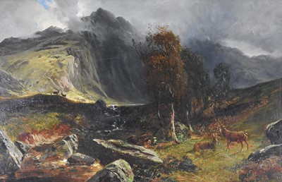 Lot 282 - Clarence Roe (1850-1909) Highland Landscape