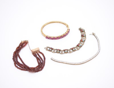 Lot 318 - Four bracelet's