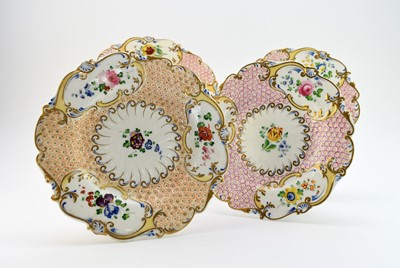 Lot 82 - Four H&R Daniel 'Mayflower' dessert plates, circa 1828