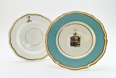 Lot 129 - Two H&R Daniel Armorial and crest plates