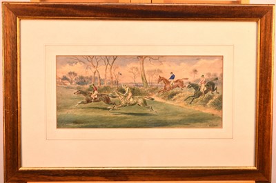 Lot 329 - British School (19th Century) Pair of Steeplechase Scenes