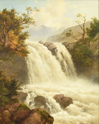 Lot 154 - Edmund Gill (1820-1894) Waterfall