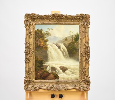 Lot 154 - Edmund Gill (1820-1894) Waterfall