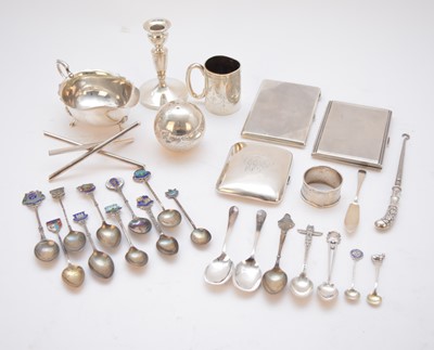 Lot 55 - A small collection of silver