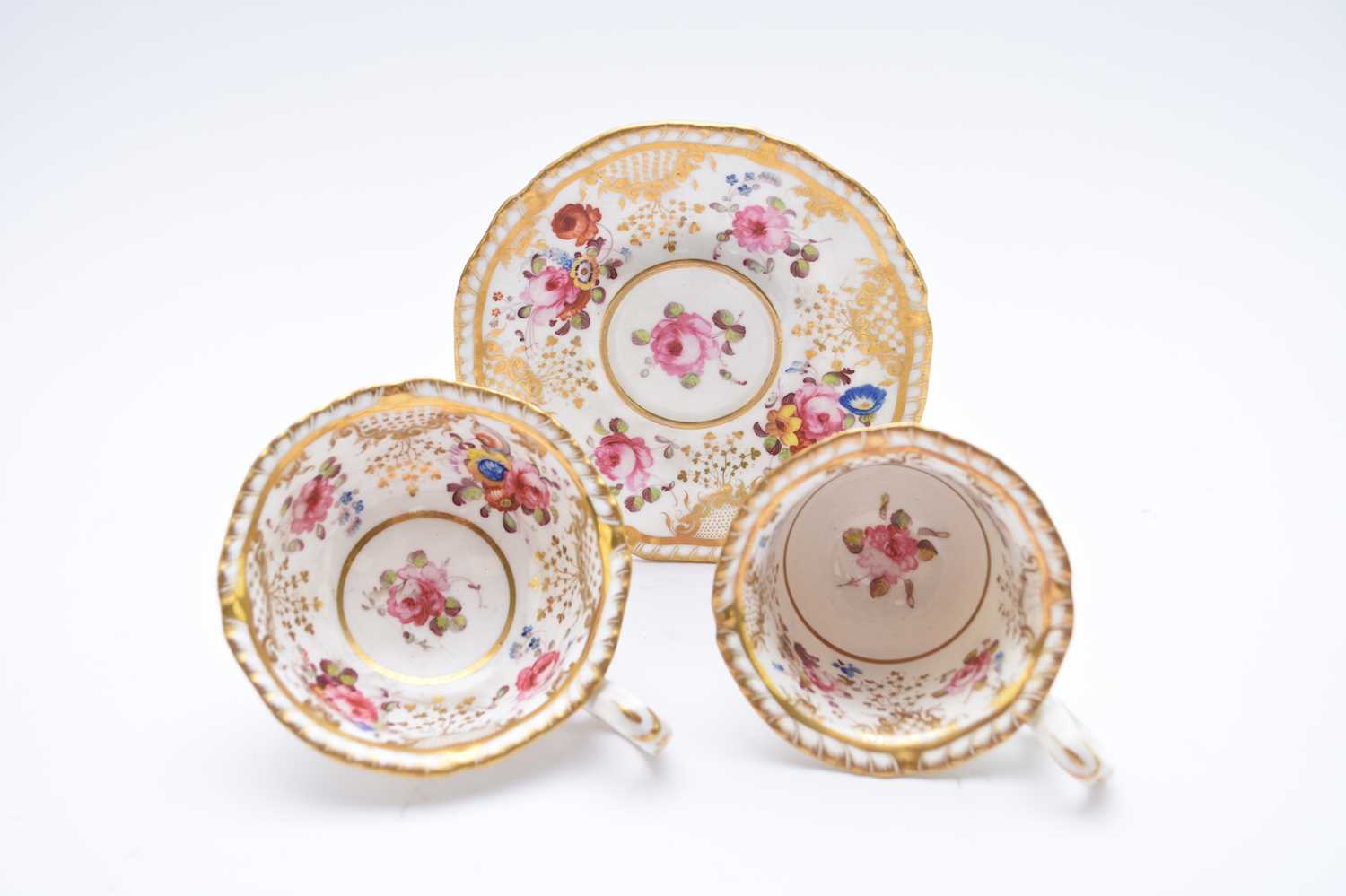 H R. Daniel Lot 127 - H&R Daniel - A trio of a coffee cup, teacup