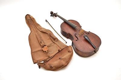 Lot 422 - A Mittenwald violincello, early 20th century