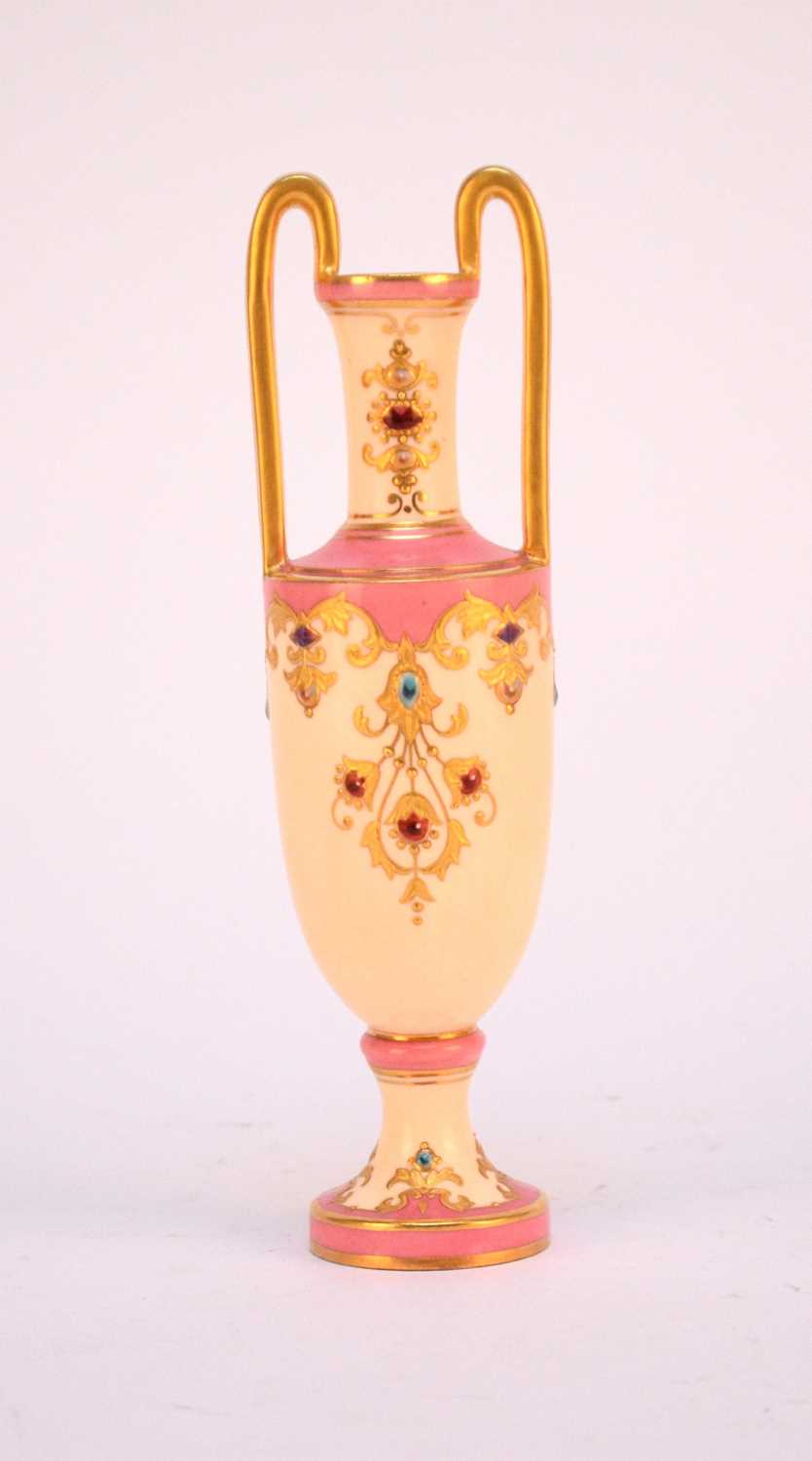 Lot 101 - Coalport vase, circa 1885