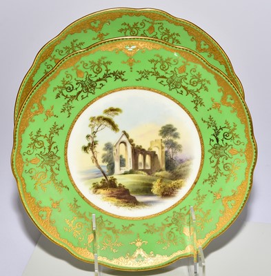 Lot 235 - Coalport dessert service by Arthur Perry and Percy Simpson, early 20th century
