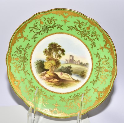 Lot 235 - Coalport dessert service by Arthur Perry and Percy Simpson, early 20th century