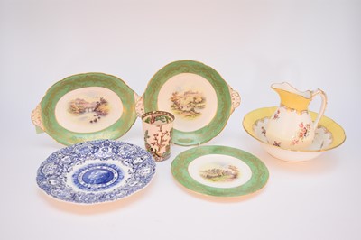 Lot 105 - Mixed group of Coalport, 20th century