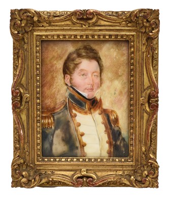 Lot 89 - British School (19th Century) Portrait Miniature of Evan Nepean (1785-1864), in Royal Navy uniform